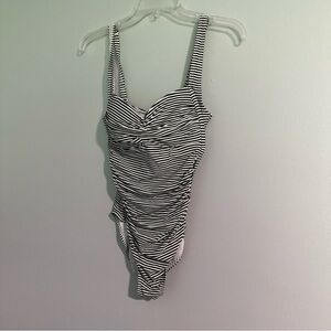 Bond Eye Australia Niptuck Vacation Wear Multi‎ Striped Piece Swimsuit 6 D/DD